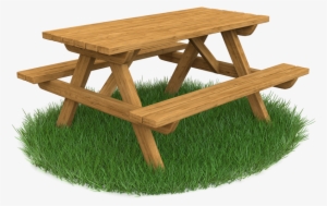 Park Png Pic Background - Park Table And Bench Png #863637