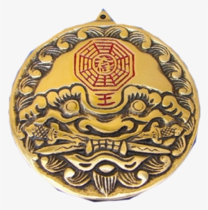 Quick View - Feng Shui Import 3201 Brass Tiger Head Yin Yang Bagua #863777