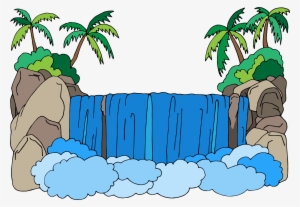 Png, With Transparency - Air Terjun Clip Art #864065