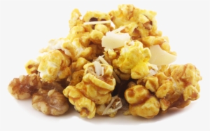 Walnuts And Almonds Caramel Popcorn - Caramel Popcorn Png #864350