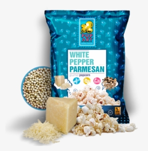 White Pepper - Pop Art Gourmet Popcorn, White Pepper Parmesan - 5 #864451