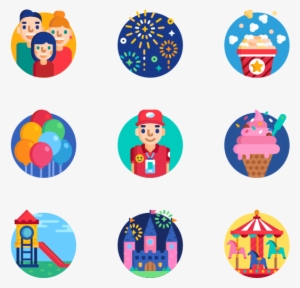 Amusement Park - United States Flat Icon #864653