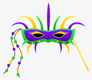 Clipart Panda Mask - Mardi Gras Mask Clipart #864911