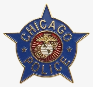 Chicago Police Department Star Lapel Pin - Lapel Pin #865236