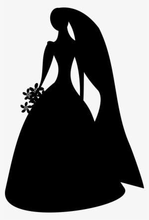 Bride With Flowers Icons - Clipart Bride #865571
