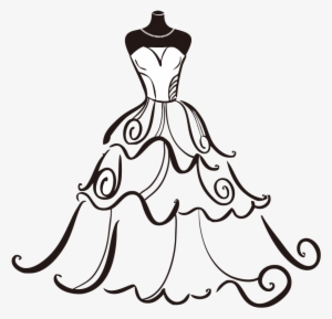 Bride Clip Art Transprent Png Free Download - Gown Clipart #866013