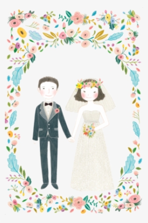 Wedding Dress Png - Wedding Couple Watercolor #866032