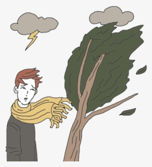 Hurricane Irma Spiritual Meaning - Cartoon Images Transparent Storm Pinetree #866073