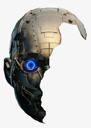 Collection Of Free Cyborg Drawing Helmet Download On - Picsart Robot Face Png #867023