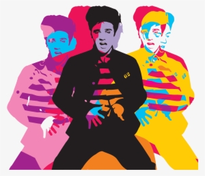 Elvis Clipart Pop Art - Lobo - Suspicious Minds Canvas #867694