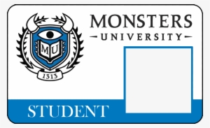 Monster University Crafts, Monster University Birthday, - Monster University Id Card Template #867937