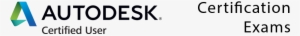 Autodesk Exams Stellenbosch - Autodesk Certified User Logo #867938