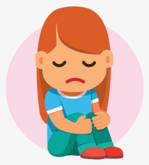 Sad Child Clipart Png - Cartoon Image Of Depression #868173