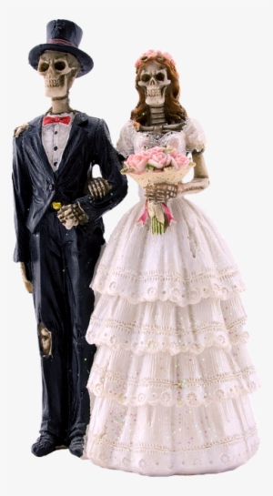 Laminated Poster Gothic Skeleton Decoration Bride And - Esqueleto Novia #868700