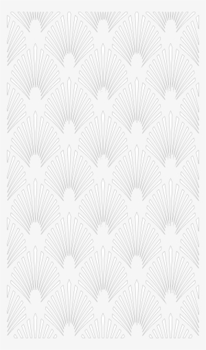 Transparent Pattern Art Deco - Kettlebell #868827