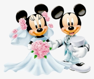 Bride Groom Minnie Mickey More - Mickey Mouse Minnie Mouse Wedding #868868