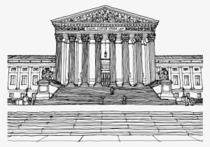 Supreme Court Of The United States Drawing Courtroom - Supreme Court Building Drawing #869210
