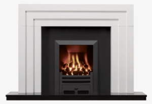 White Wood Fireplace #869336