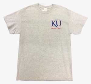 Ku Basketball Court Tee - University Of Kansas #869616