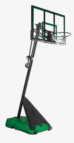 Spalding 54" Hercules Angled Pole Basketball Hoop - Spalding Hercules 54 Acrylic Portable Basketball System #869931