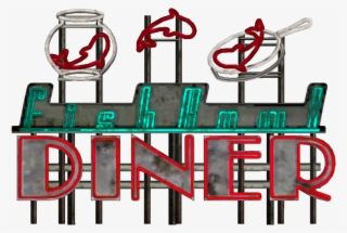 Fishbowl Diner Sign - Diner Png #8600823