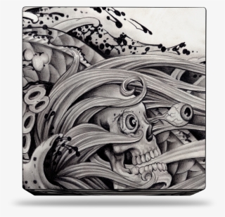 Sony Ps4 Pro Skull Tattoo Skin #8600888