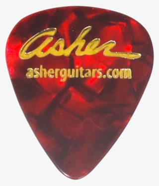 Asher Medium Weight Guitar Picks, Red - Emblem #8601016