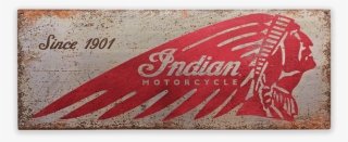 Indian Motorcycle Distressed Steel Sign Silver - Indian Motorcycle Logo Png #8601408