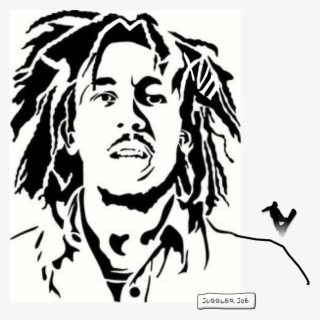 Version 1 - Drawings Of Bob Marley Face #8601545