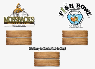 Mossbacks And Fish Bowl At Put In Bay - Plywood #8601632