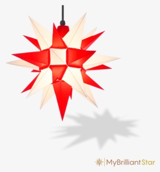 A4 Herrnhut Stars White Red V=1502078839 - Außen Herrnhuter Sterne Kunststoff #8602303