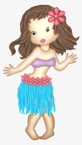 Clip Art Hawaiian Aloha Tropical Pinterest - Cartoon Hula Dancers ...