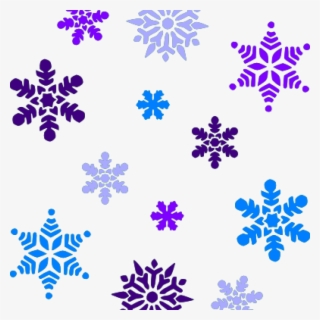 Clipart Snowflakes Free Snowflake Clipart Multi Blue - Snowflakes Black And White Png #8603023