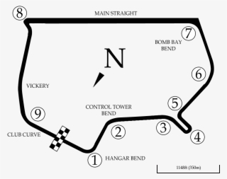 Wigram Airfield Circuit Map - Wigram Race Track - Free Transparent PNG ...