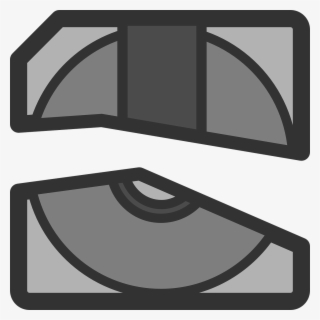 Broken Disc Parted Dvd Case Disc Case - Compact Disc #8605430