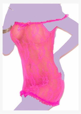 "hot" Flirty Floral Lace Chemise - Lingerie Top #8605542