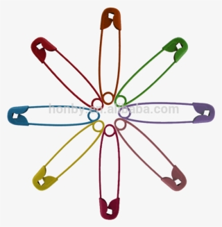 Wholesale Assorted Color 28mm Elegant Metal Safety #8605859