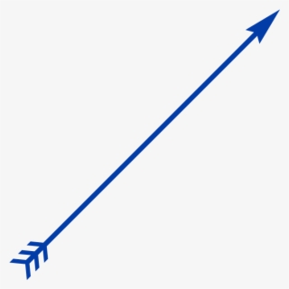 Com/png/arrow Png Blue - Writing #8606407