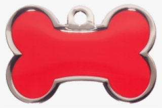 Red Bone 31x21mm Fashion Dog Tag By Bow Wow Meow - Flag #8606669
