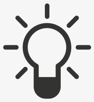 Business Icons Meaning - Lightning Bulb Icon Transparent #8606948