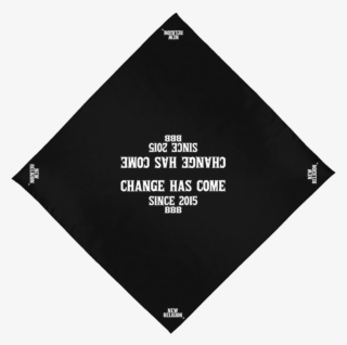 Image Of Black & White Bandana - Triangle #8611375