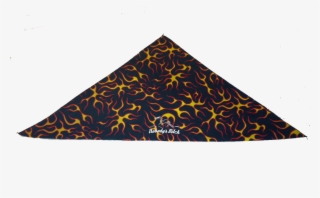 Flame Print Bandana - Triangle #8611841