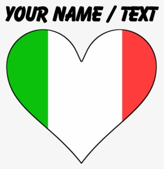 Custom Italy Flag Heart Posters - Heart #8613555