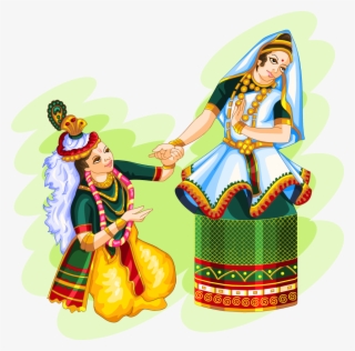 Dancer Clipart Manipuri - Cartoon #8614134