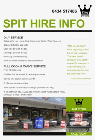 Matt King Spit Hire - Online Advertising #8614975