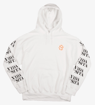 La Vida De Sita White Hoodie - Hoodie #8615003