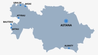 Kazakhstan Map Png #8615091 Kazakhstan Map Png #8615091