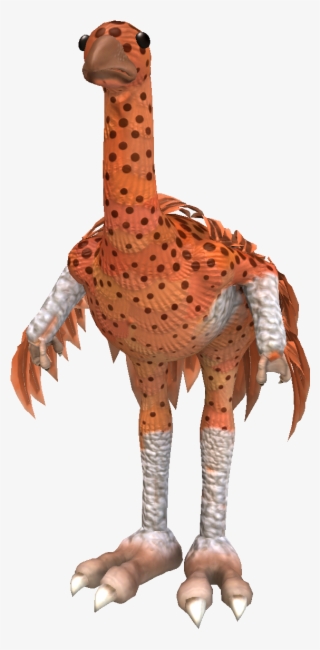 Red Spotted Ostrich - Plush #8615465