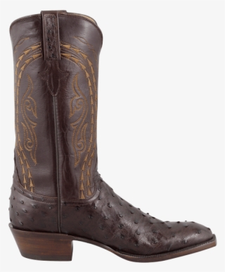 Lucchese Men's Nicotine Full-quill Ostrich Boots - Lucchese Mad Dog Goat Boots #8615565