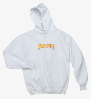 Image Of Flame Logo "white" Hoodie - Hoodie #8615718